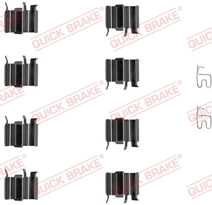 Accessory Kit, disc brake pad